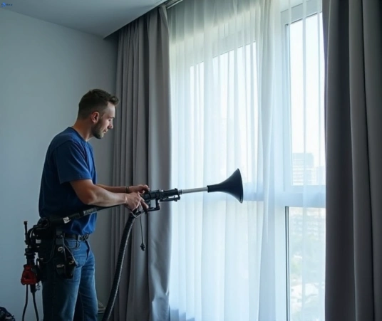 Professional curtain stain removal process equipment Matty Curtain Cleaning woongoolba